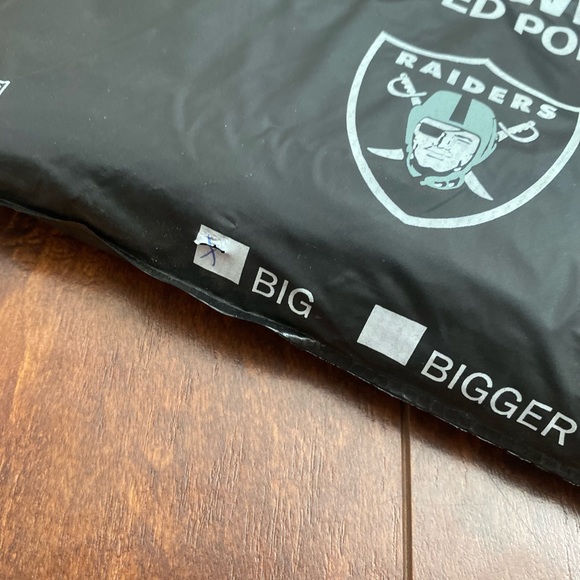 Raiders Hooded Poncho NWOT - Picture 2 of 2